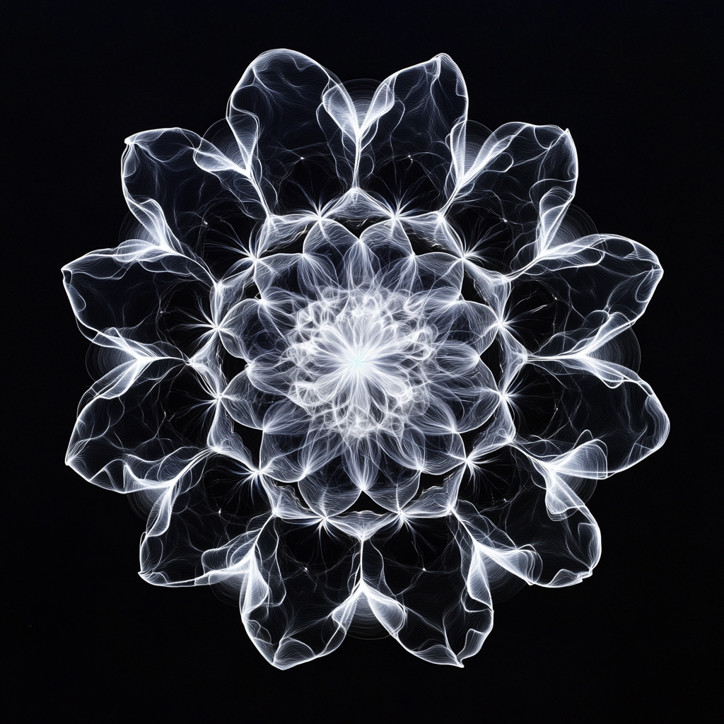 drexelaan on black background. cymatics representation of 432 16e180c0 720f 417c a395 a8a16644e411 1