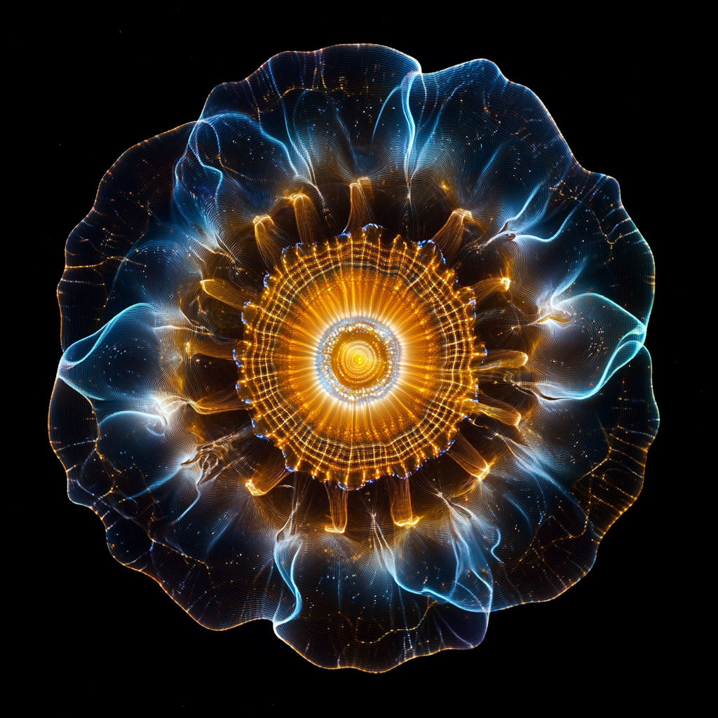 drexelaan on black background. cymatics representation of 432 16e180c0 720f 417c a395 a8a16644e411 2